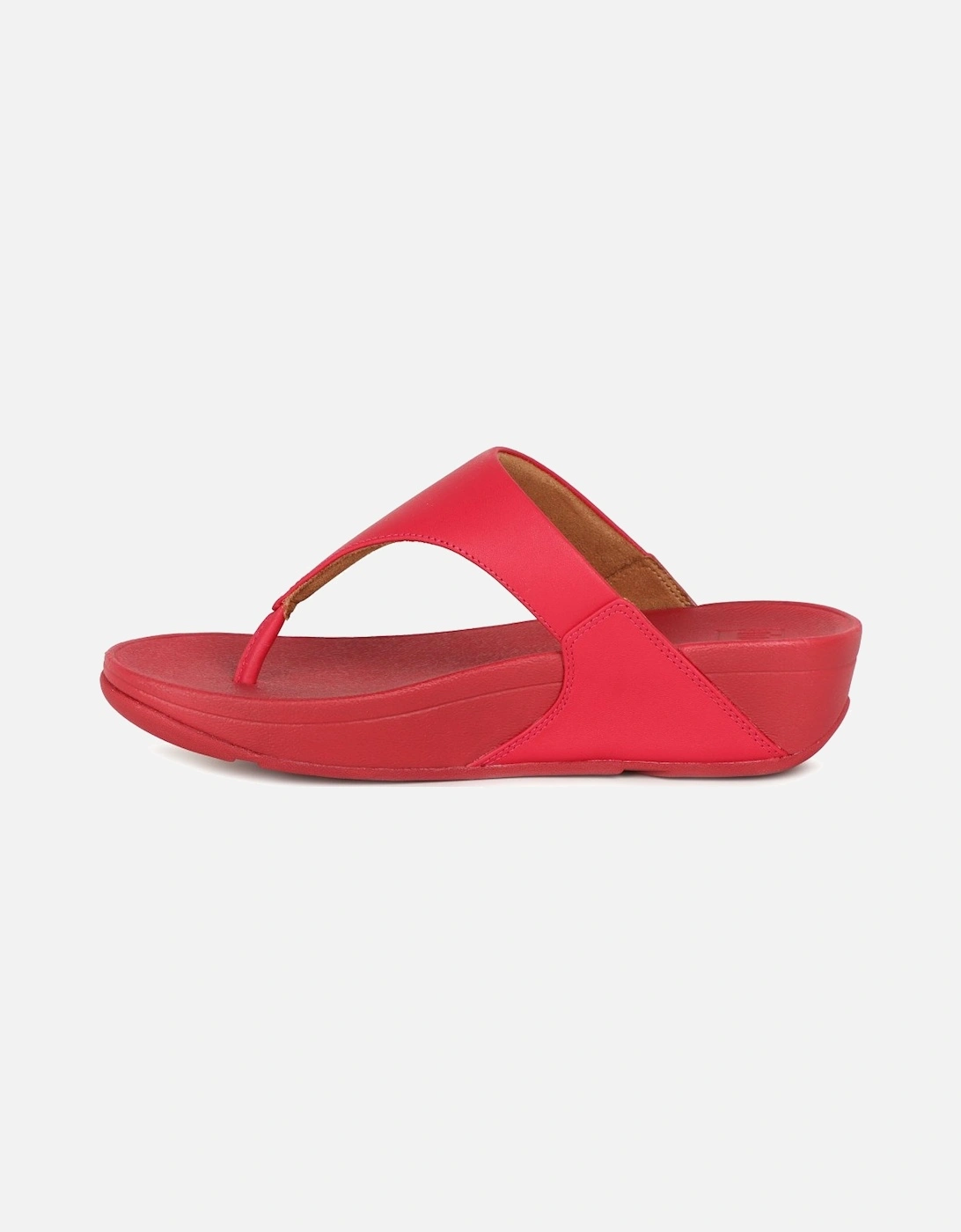 Lulu Leather Womens Toe Post Sandals