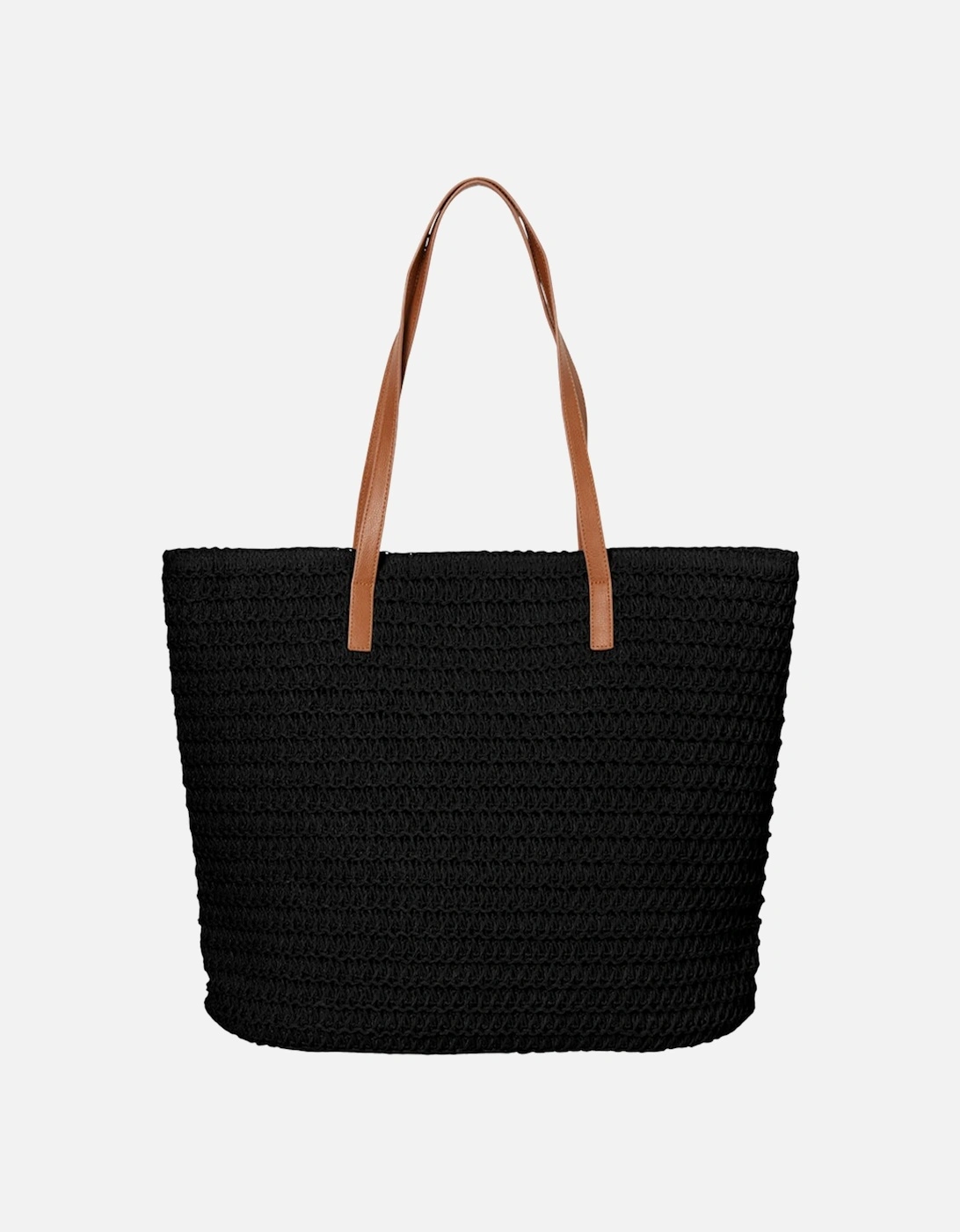 Sisso Beach Bag Black Cognac