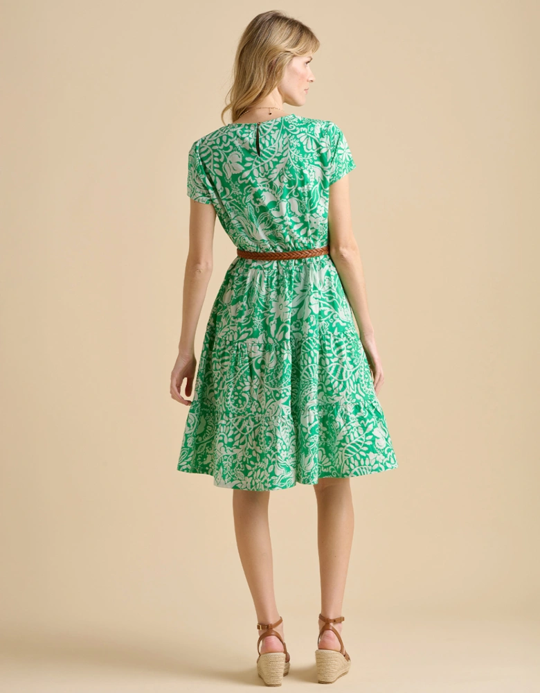 Women's Wildflower Knee Length Dress Green