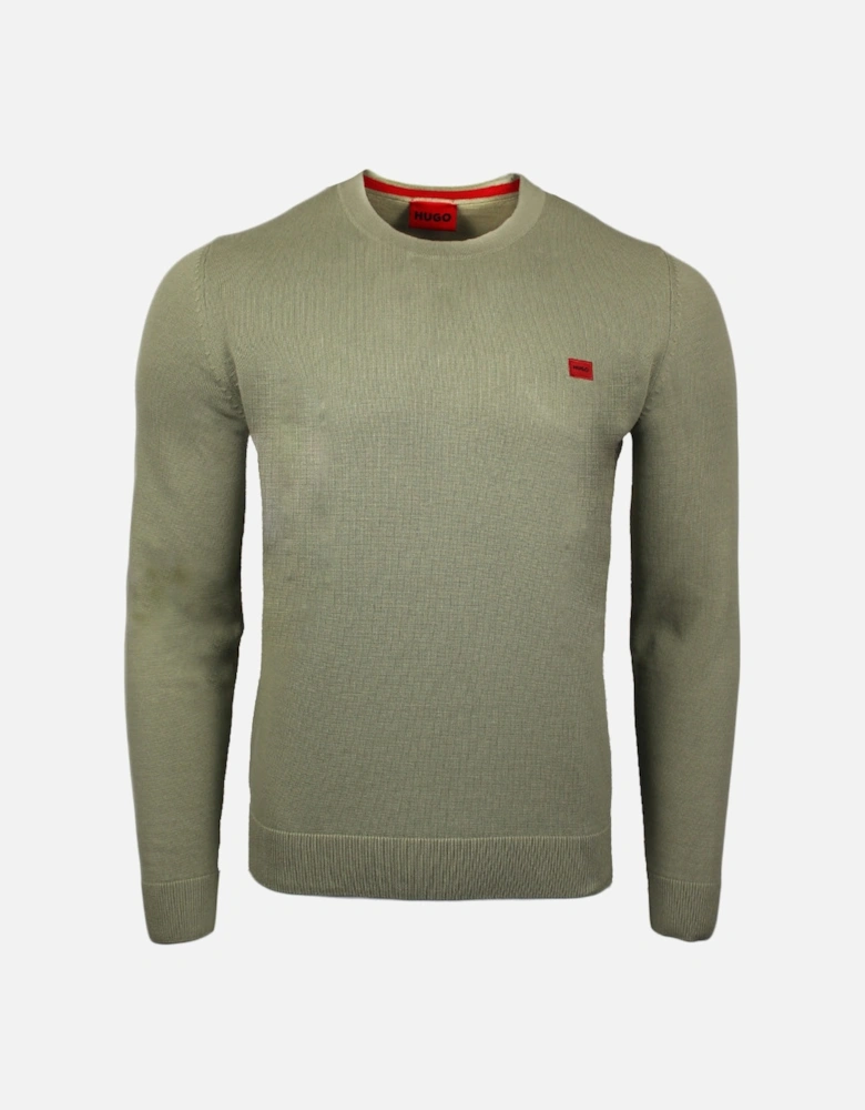 San Cassius-C1 Knit Jumper, Open Green