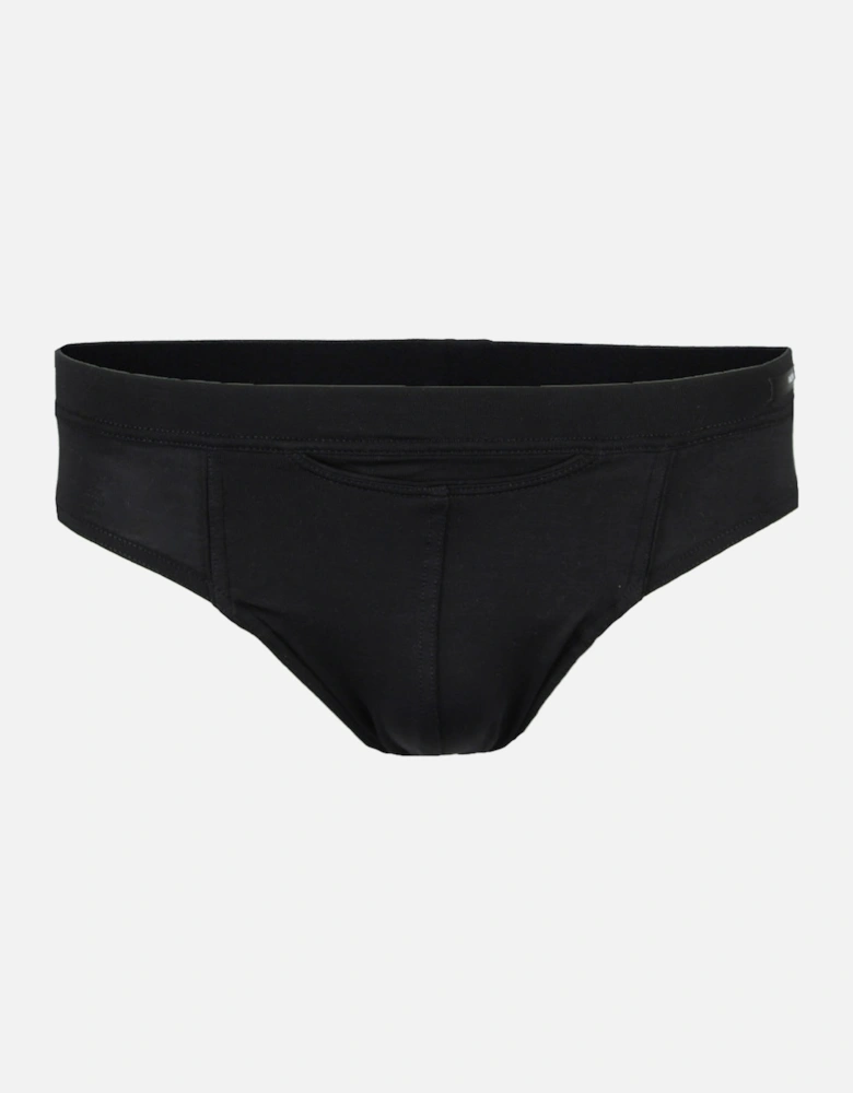 HO1 Tencel Soft Mini Brief, Black