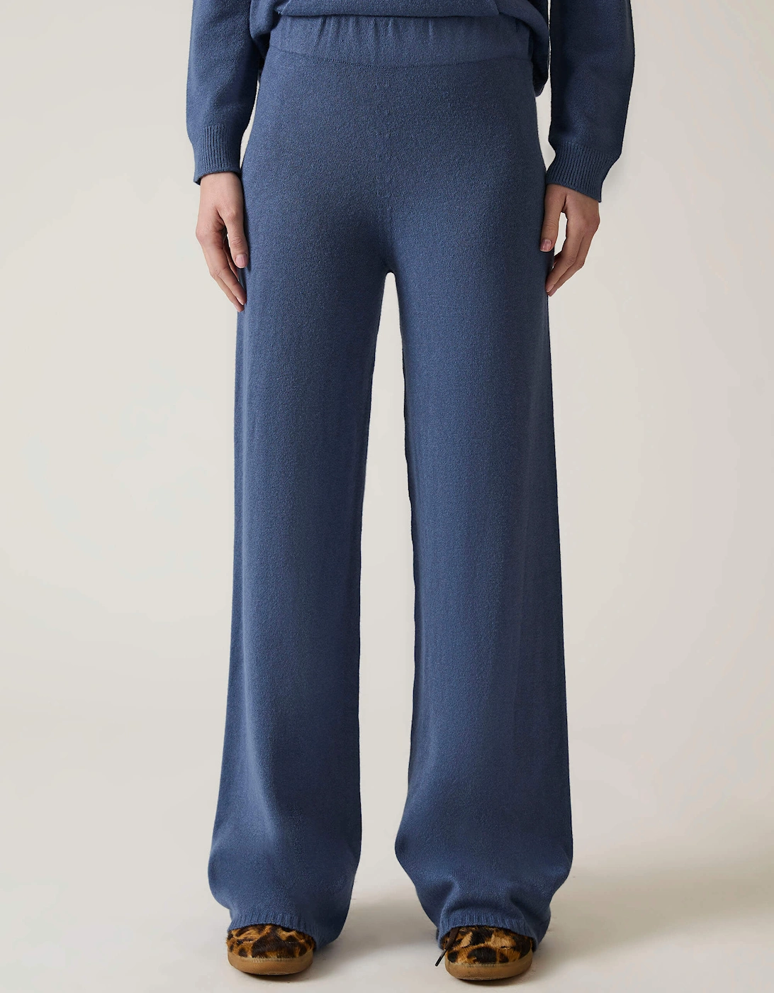 Denim Knitted Trousers, 2 of 1