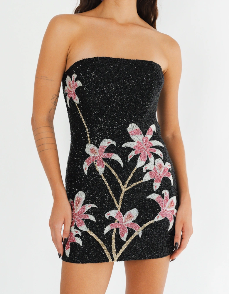 Kylie Floral Beadeau Dress