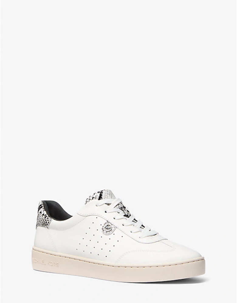 Scotty Snake Embossed Leather Sneaker