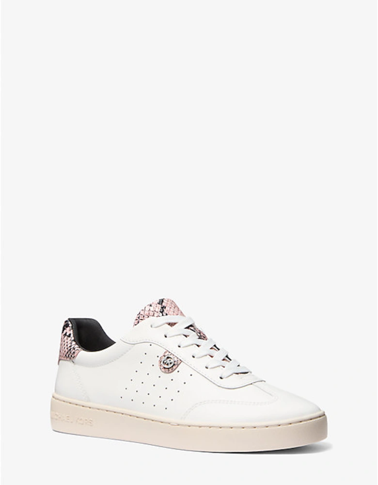 Scotty Snake Embossed Leather Sneaker