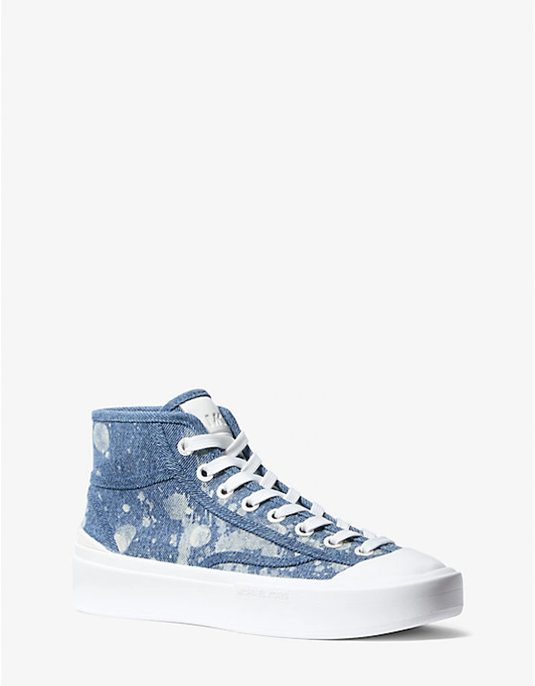 Jude Splattered Denim High-Top Sneaker, 2 of 1