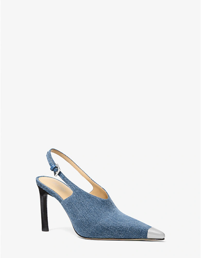 Kasia Denim Slingback Pump