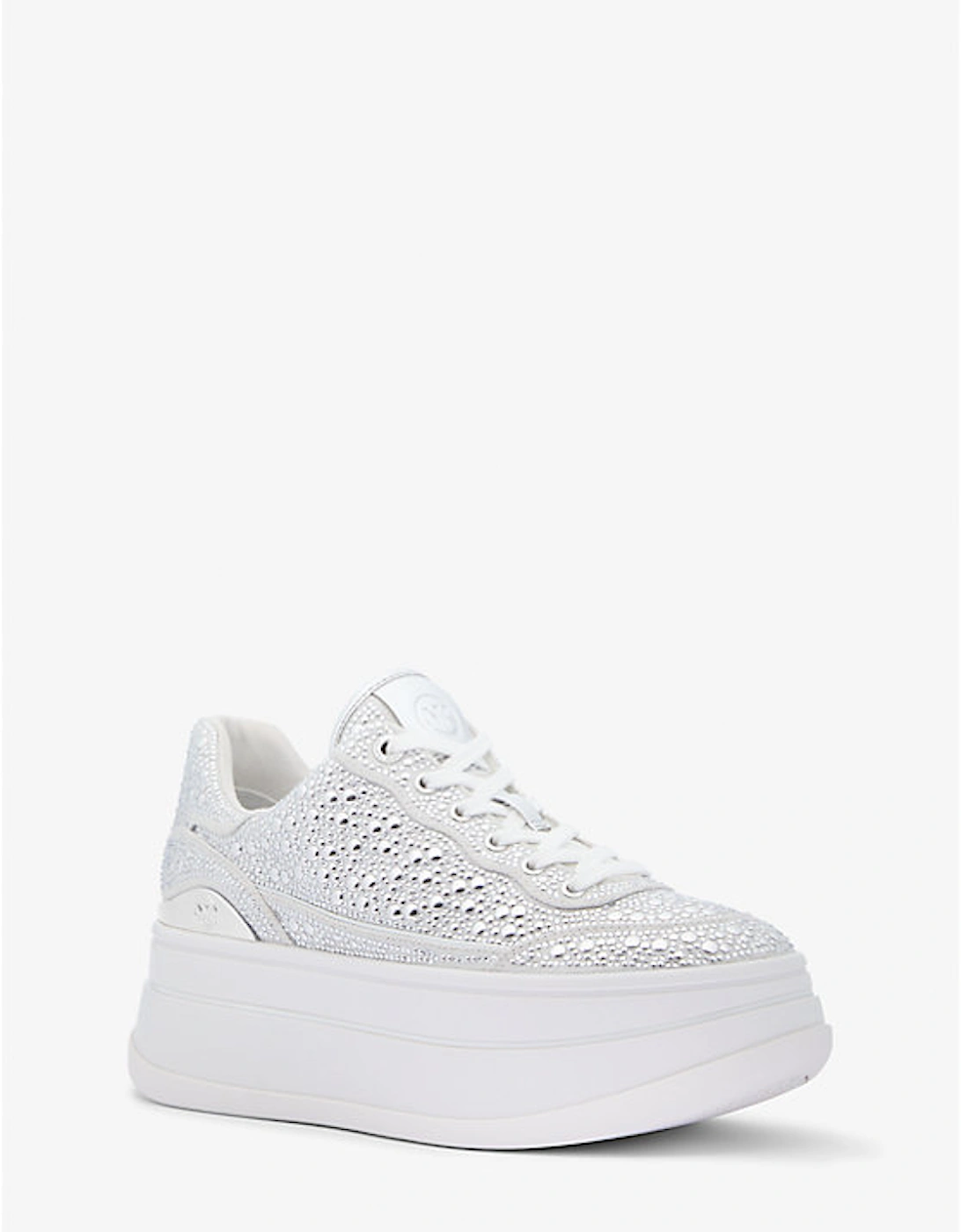 Hayes Studded Linen Blend Platform Sneaker, 2 of 1