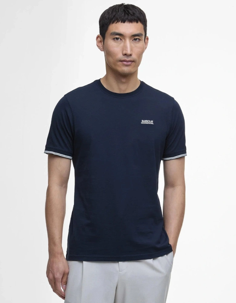 Phillip Tipped Cuff T-Shirt NY91 Navy