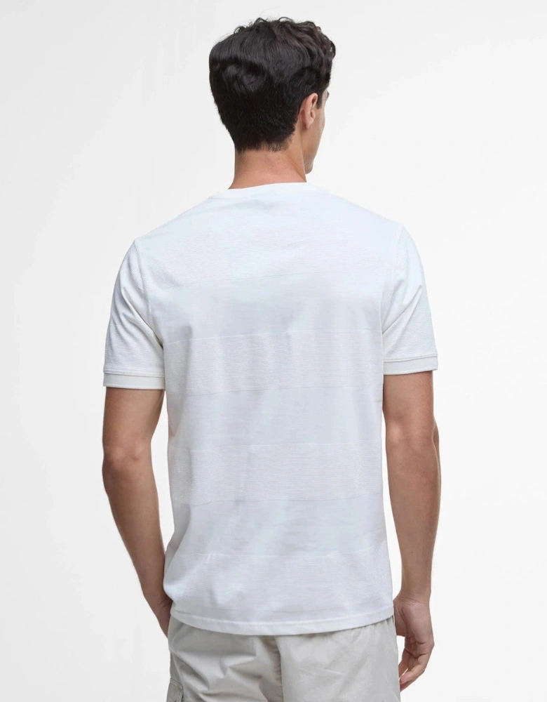 Chapter Jacquard T-Shirt WH32  Whisper White