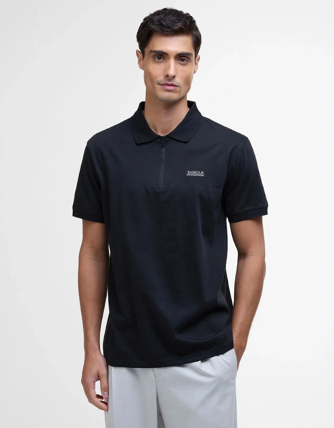 Chapter Jacquard Polo BK11 Black