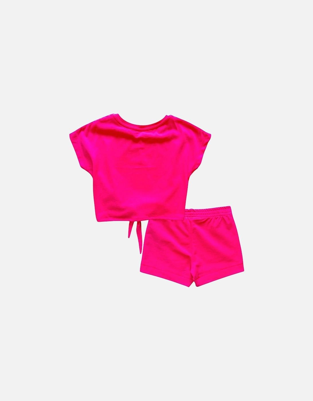 Girls Fuchsia Pink Short Set