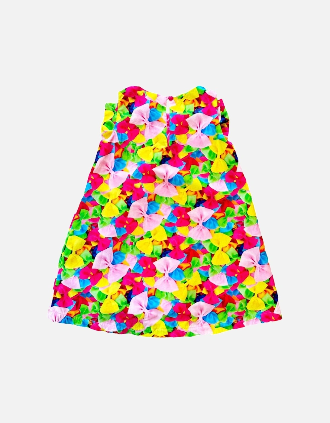 Girls Multicoloured Bow Dress