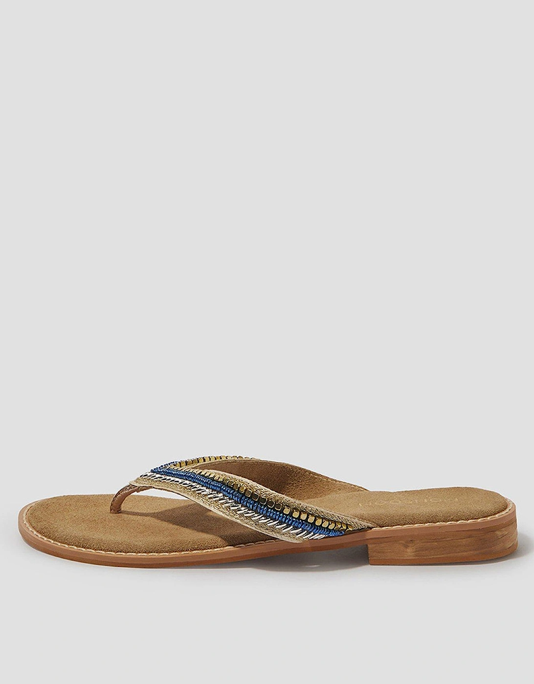 Sia Beaded Sandal - Blue, 2 of 1