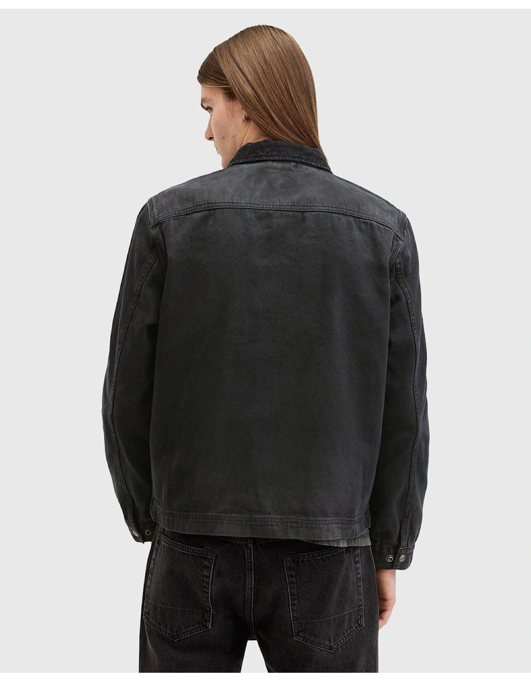 Rothwell Zip Through Denim Jacket - Black