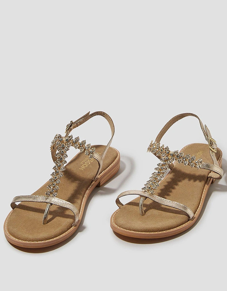 Dee Diamante Sandal - Gold