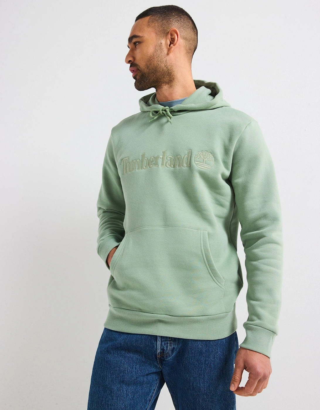 Hampton Logo Overhead Hoodie - Light Green, 7 of 6