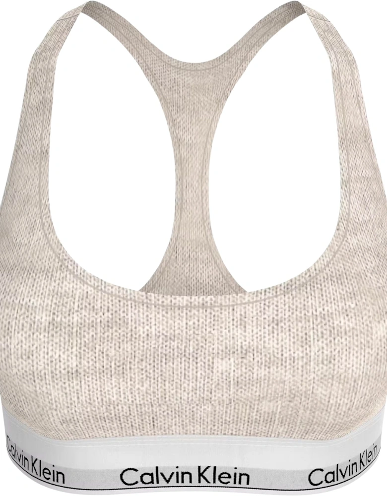 Modern Cotton Plus Bralette, Oatmeal Heather