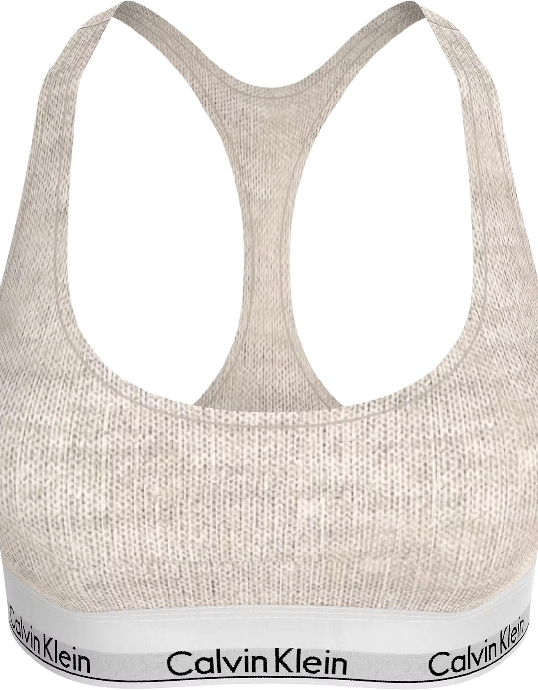 Modern Cotton Plus Bralette, Oatmeal Heather, 6 of 5