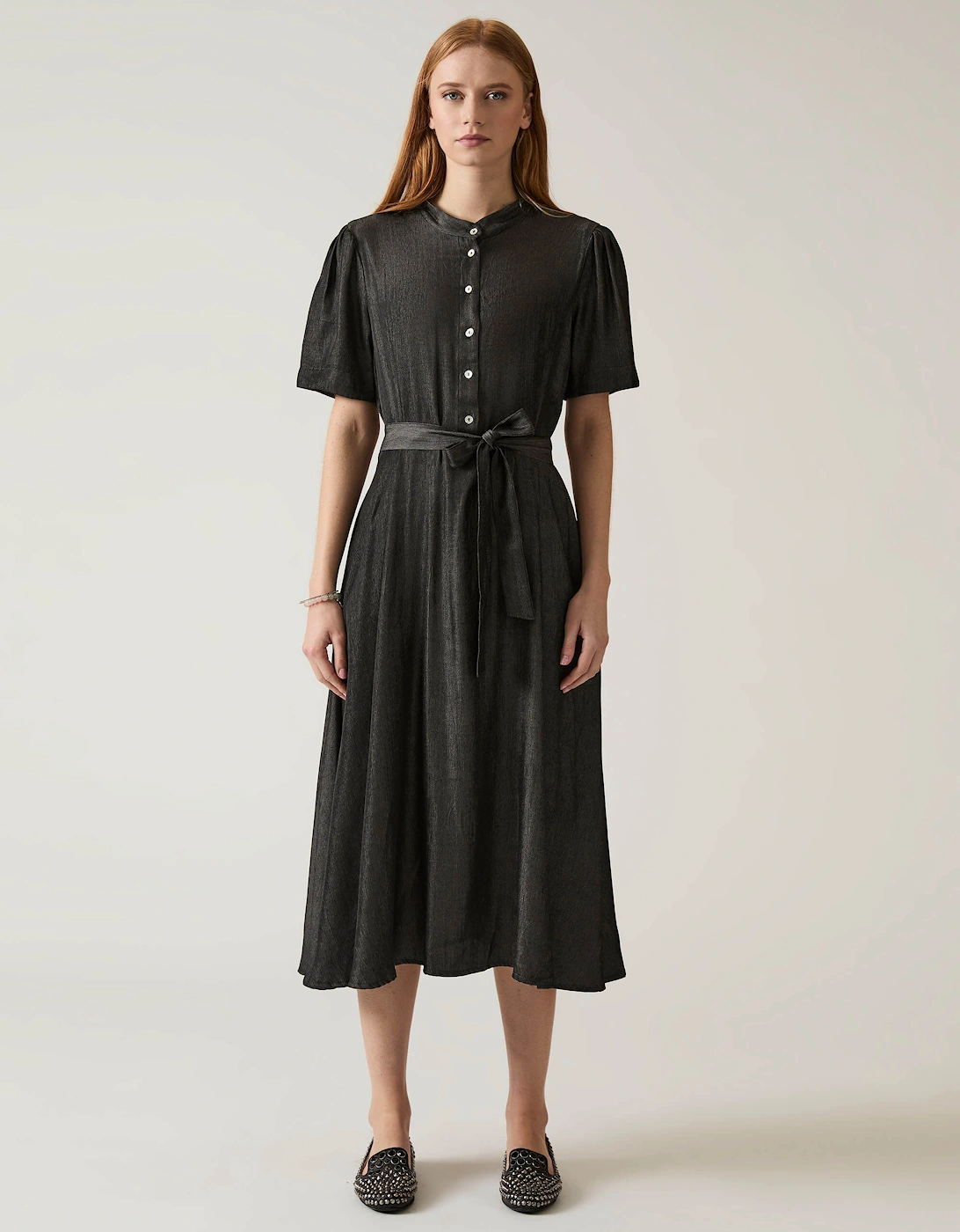 Midi Black Day Dress, 2 of 1