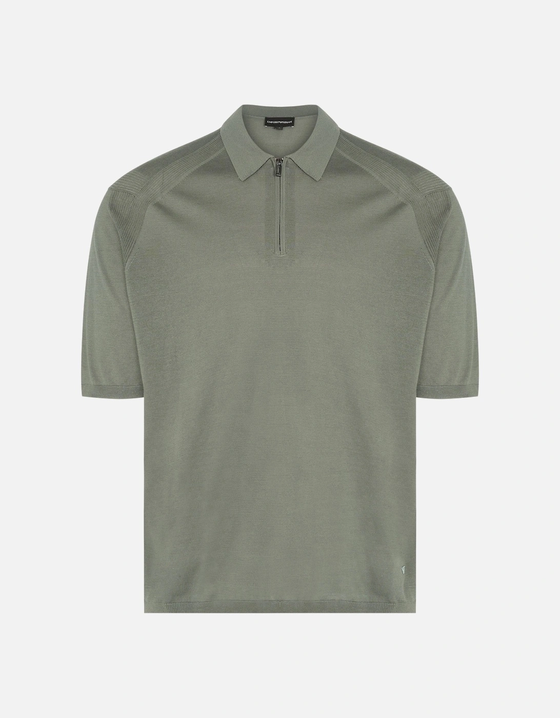 Knitted Polo Green, 3 of 2