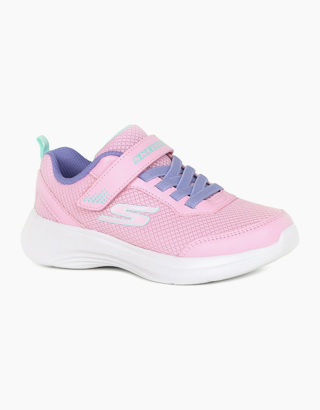Skechers Girl's Selectors Girls Sports Trainers - Pink - Size: 2 (older)
