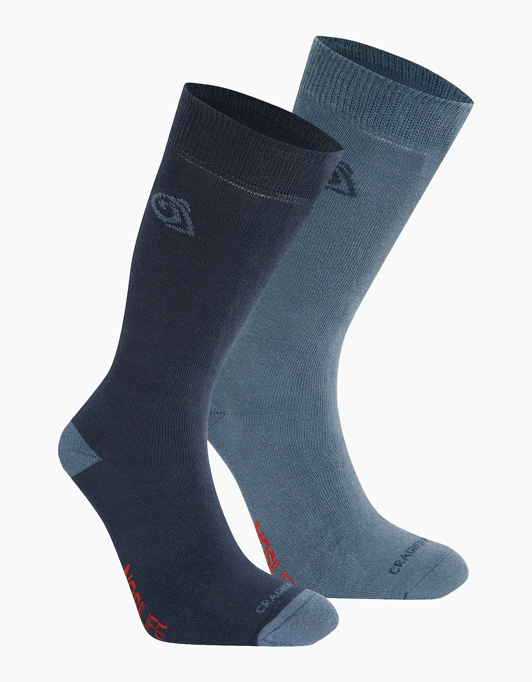 Craghoppers Unisex Navy Adult Insect Repellent Socks (Pack Of 2) - Size 3/3.5/4/4.5/5/3.5/4/4.5/5/3