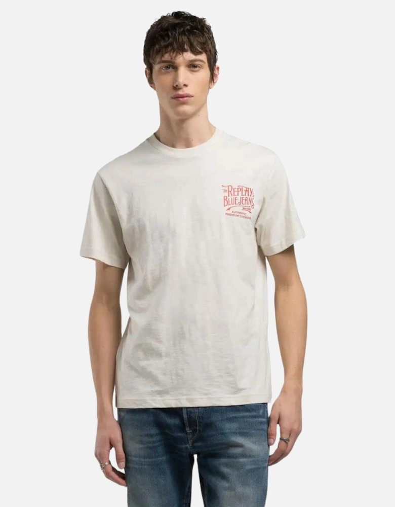 Red Label Tee - Butter White