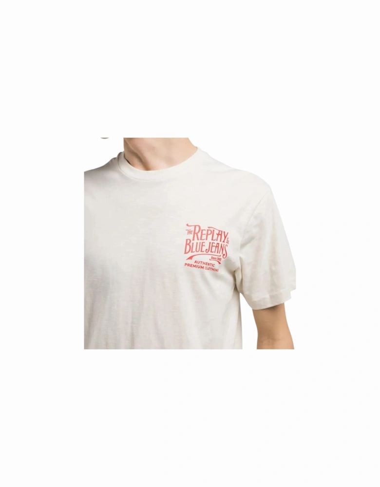 Red Label Tee - Butter White