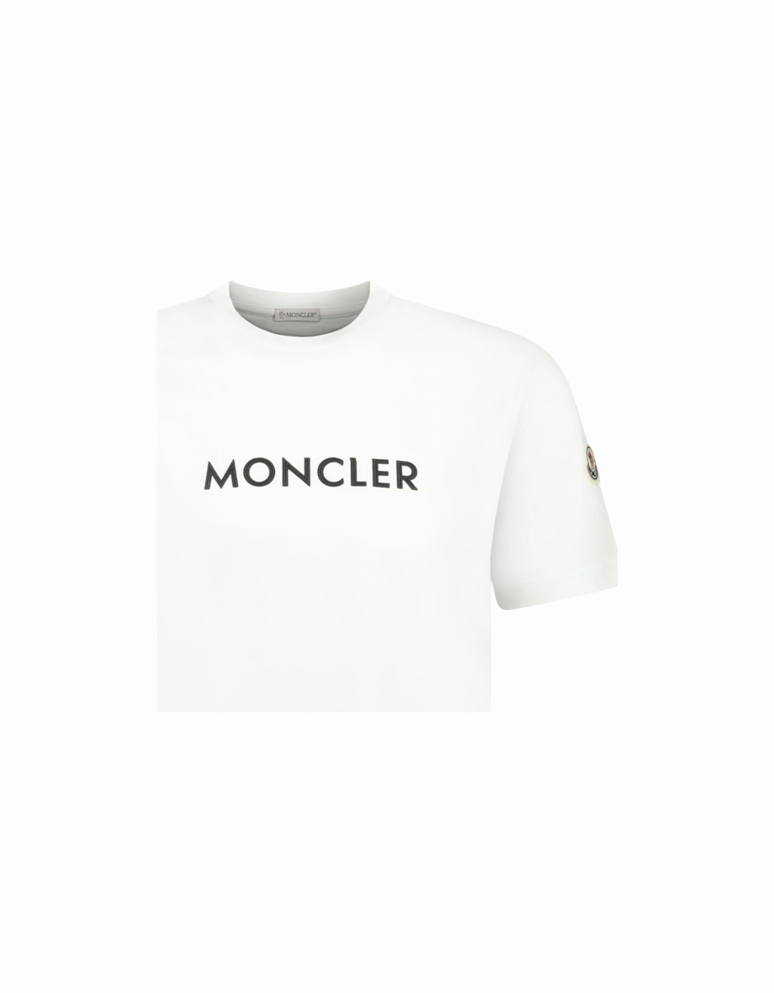 Rubber Logo Printed T-Shirt White