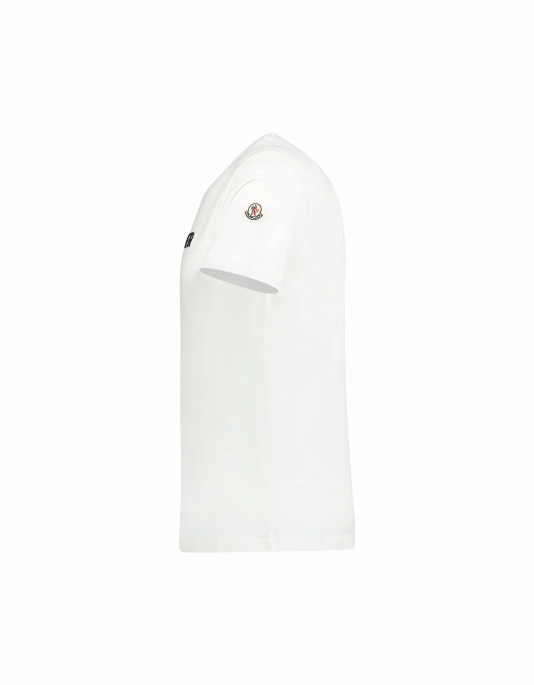 Rubber Logo Printed T-Shirt White
