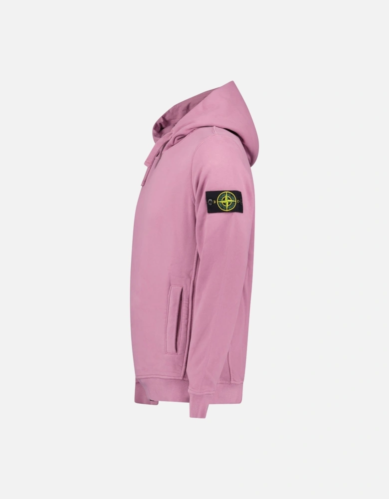 Brushed Organic Cotton Hoodie Pink