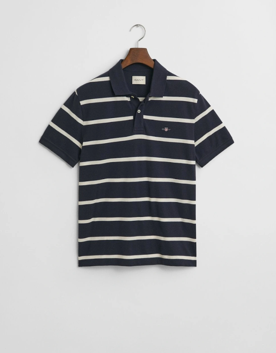 Mens Striped Polo