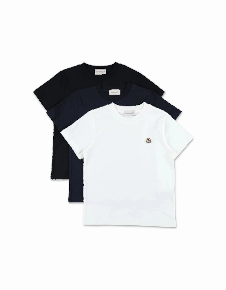 Kids 3 Pack Archive Logo T-shirts