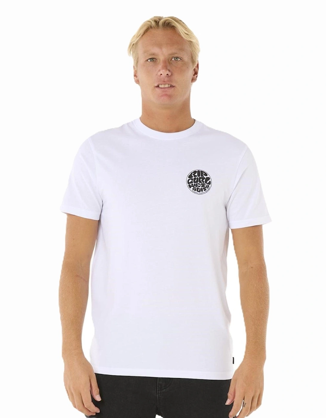 Rip Curl Mens Wettie Icon Short Sleeve T-Shirt, 2 of 1