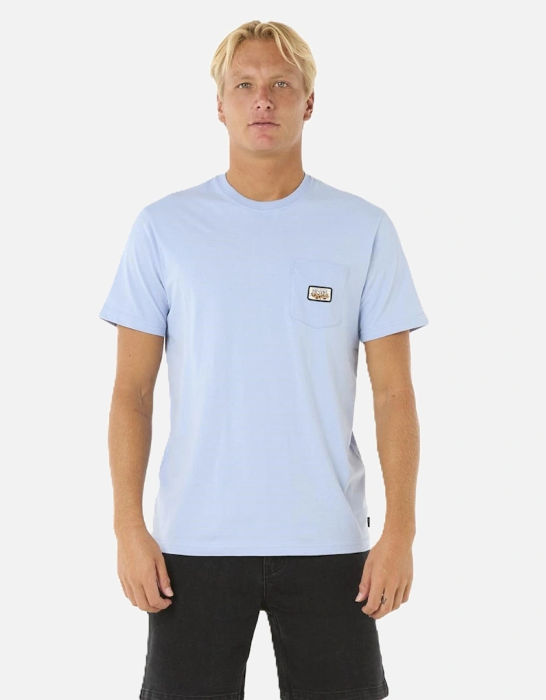 Rip Curl Mens Surf Paradise Badge Update Short Sleeve T-Shirt