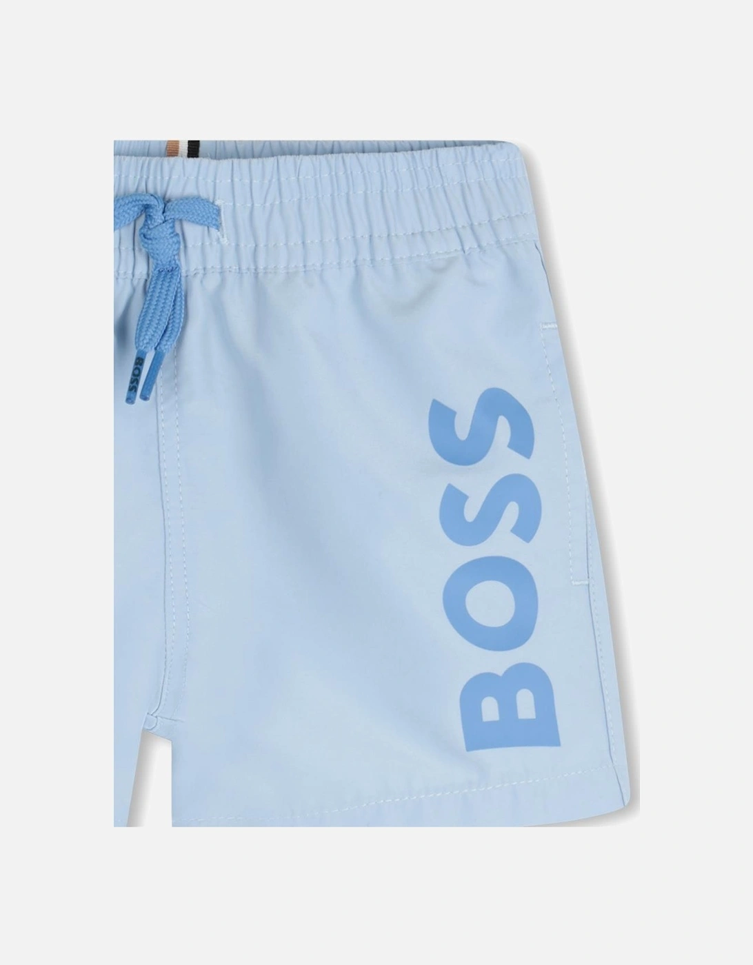 BOSS BABY/TODDLER PALE BLUE SWIM SHORTS J52069