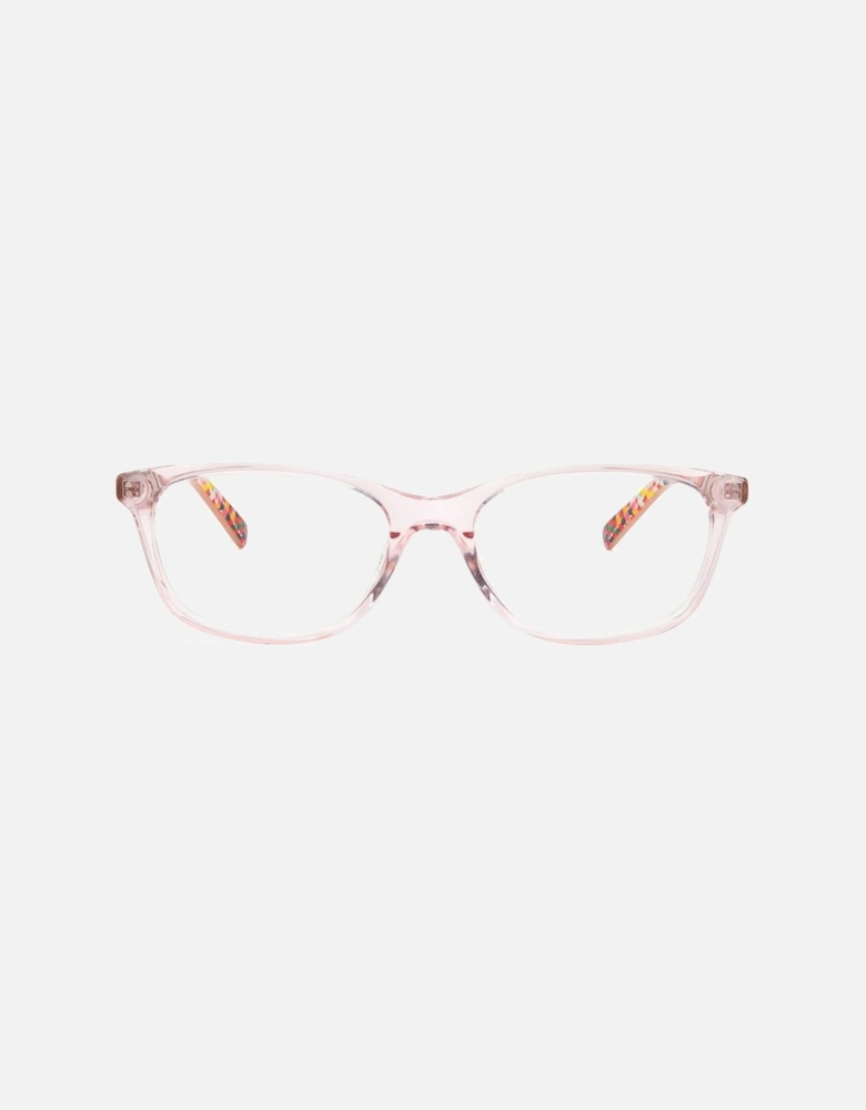 Acetate Bracelet Pink Dial Watch Women - Multicolor Frames