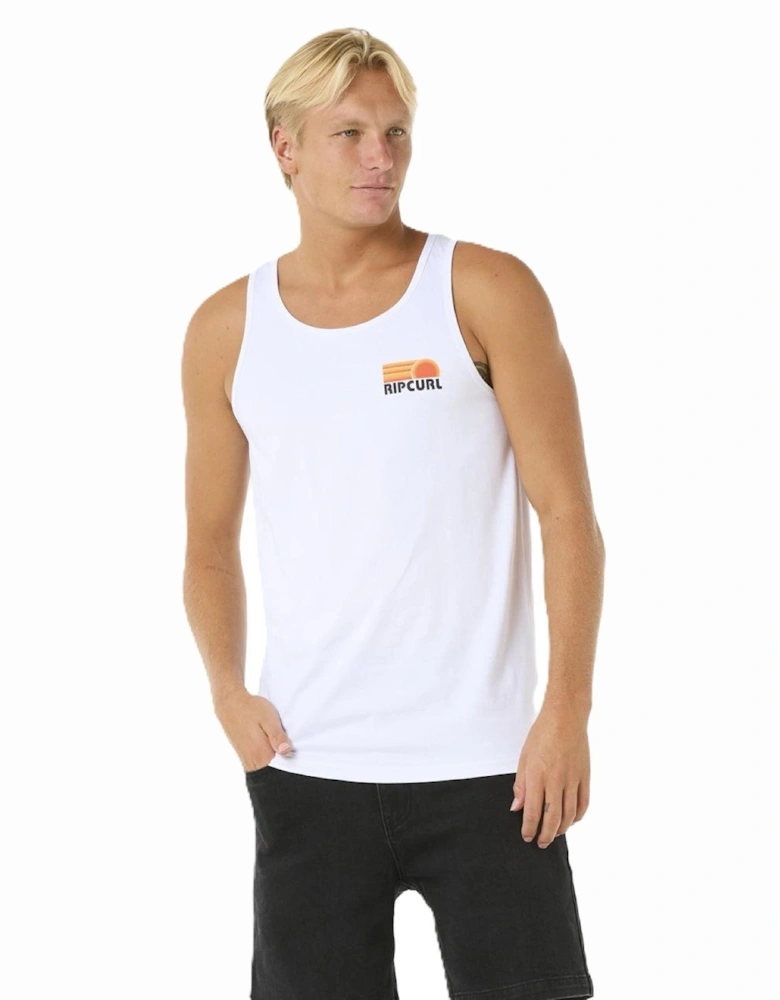 Rip Curl Mens Surf Revival Peaking Tank Vest