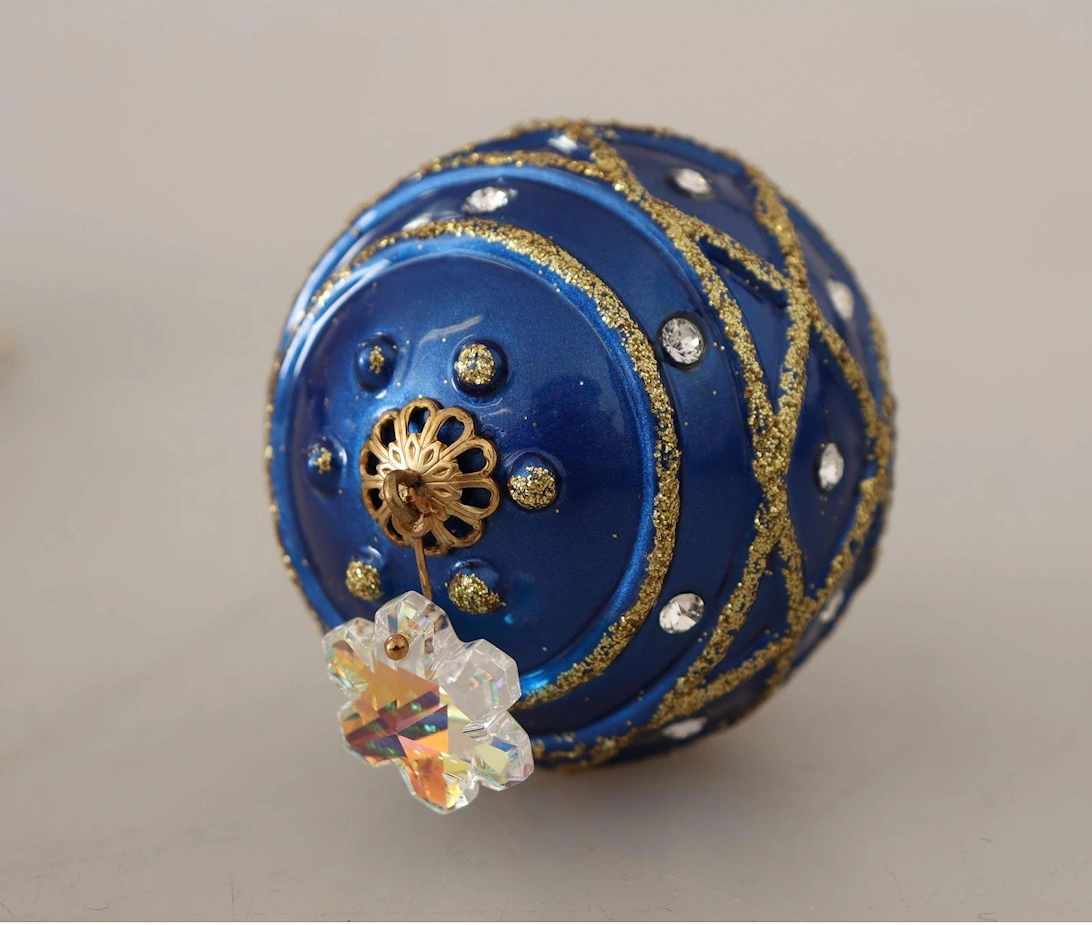 Blue Ball Crystal Earrings Model 100959 Women