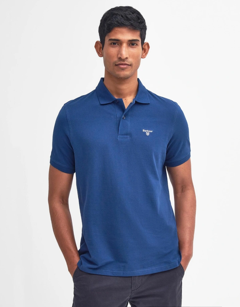 Lightweight Sports Polo Shirt BL91 Blue