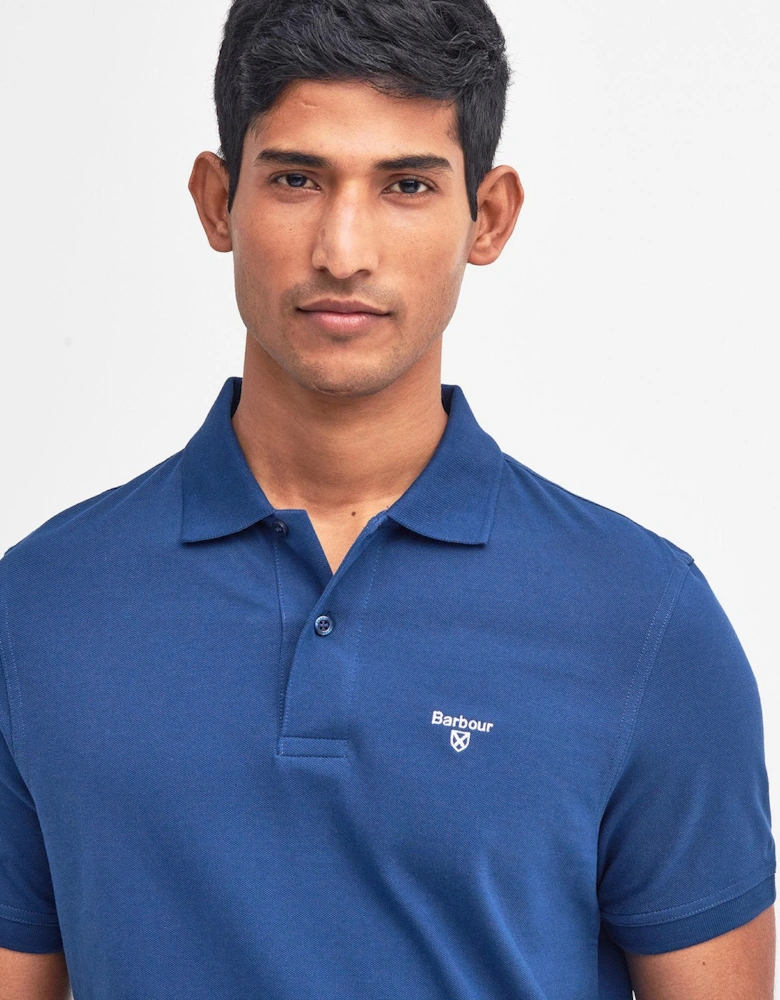 Lightweight Sports Polo Shirt BL91 Blue