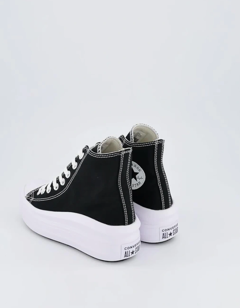 Womens Move Hi Top Trainers - Black/White