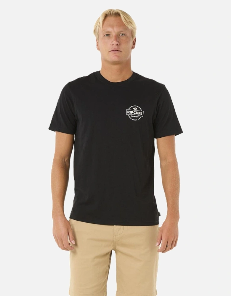 Rip Curl Mens Staple Short Sleeve T-Shirt