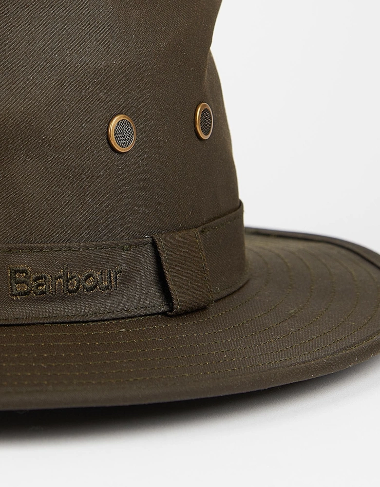 Dawson Wax Safari Hat OL51 Olive