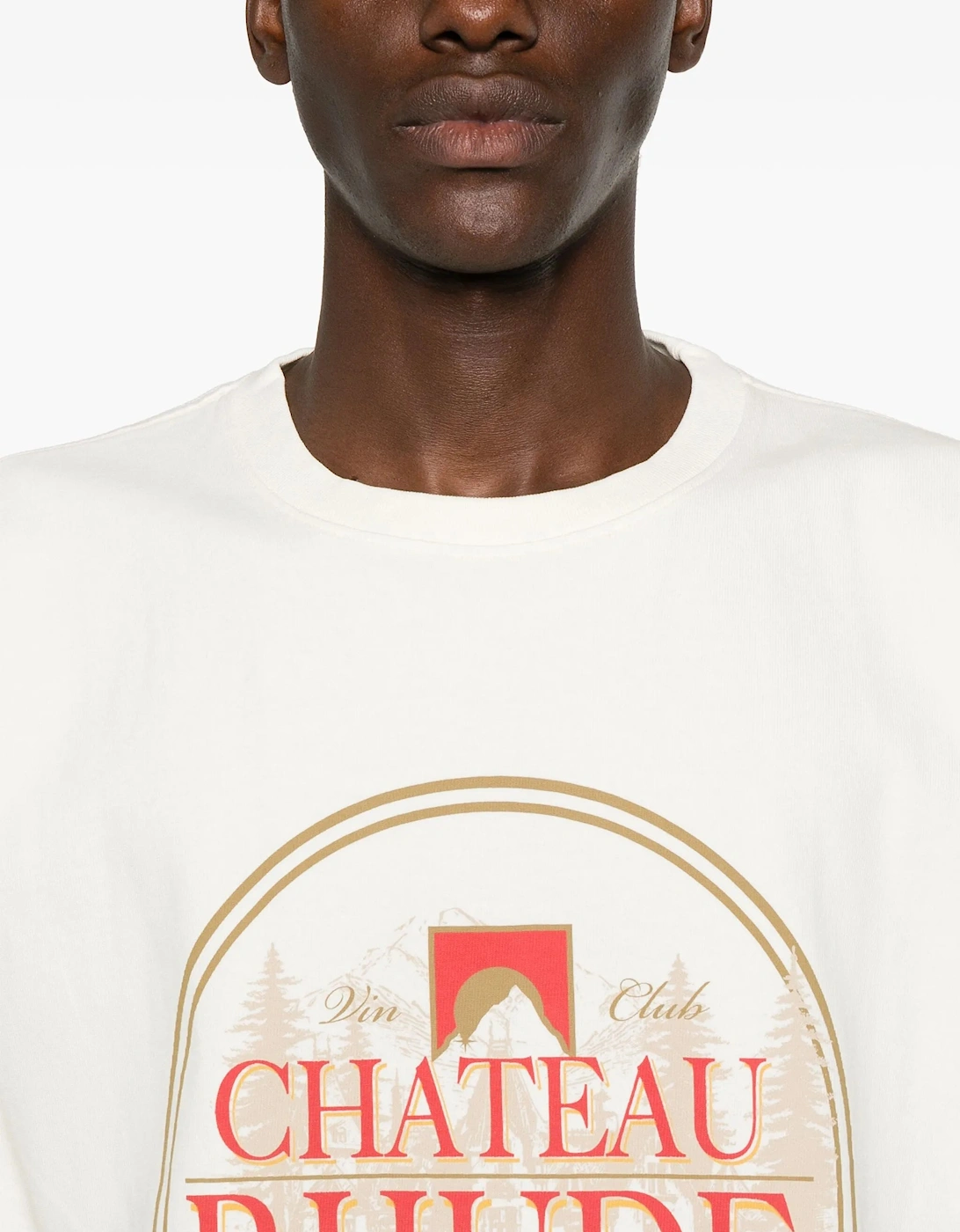 Premier Cru Printed T-Shirt in White