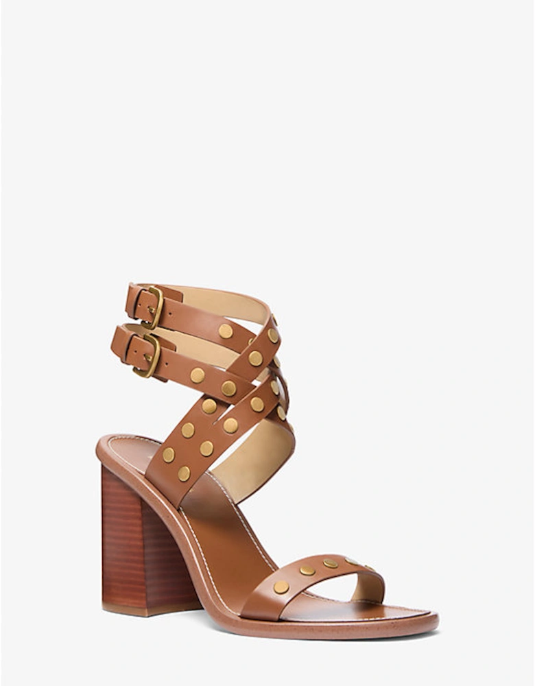 Irene Studded Leather Sandal