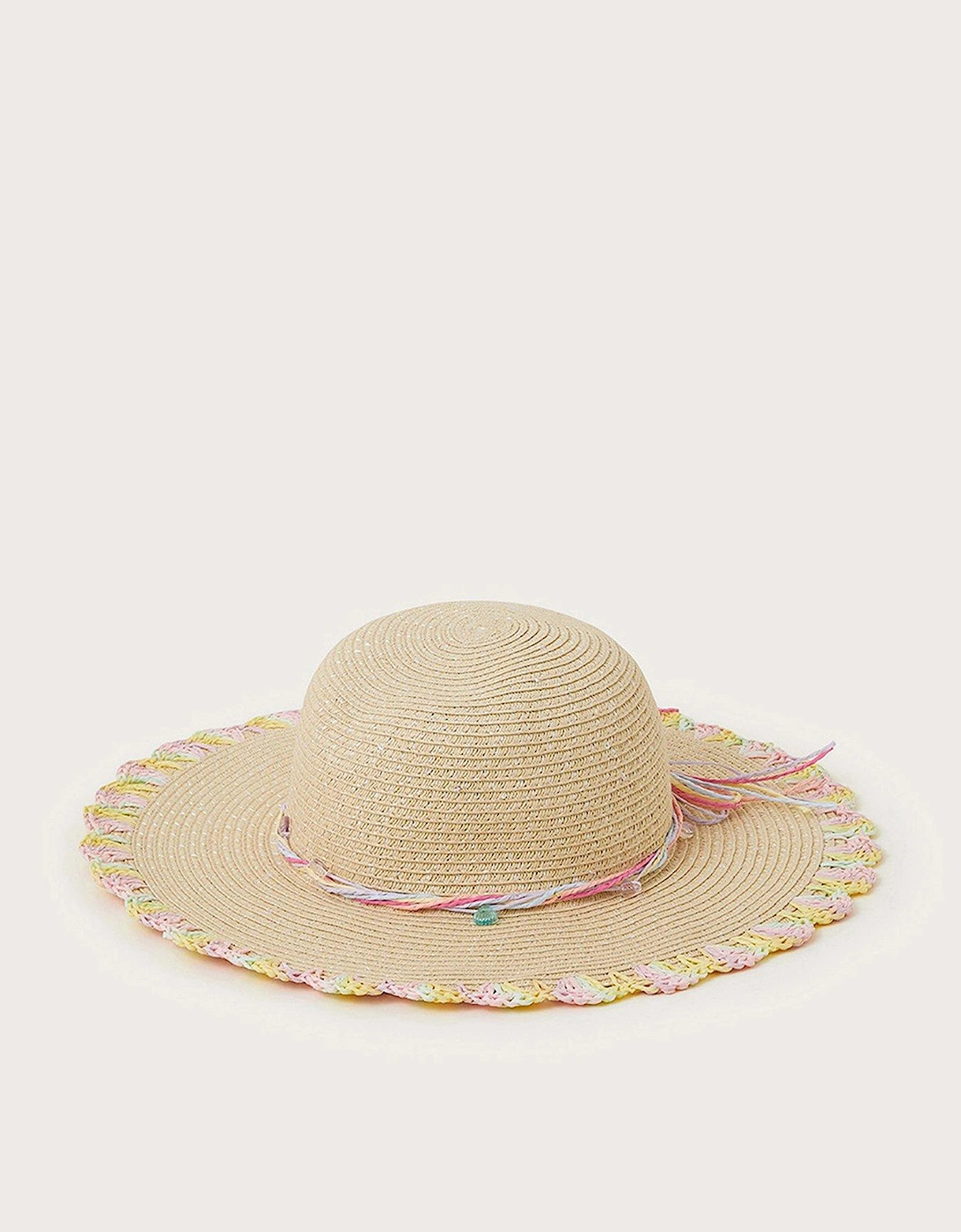 Girls Pastel Sequin Floppy Sun Hat - Multi, 2 of 1