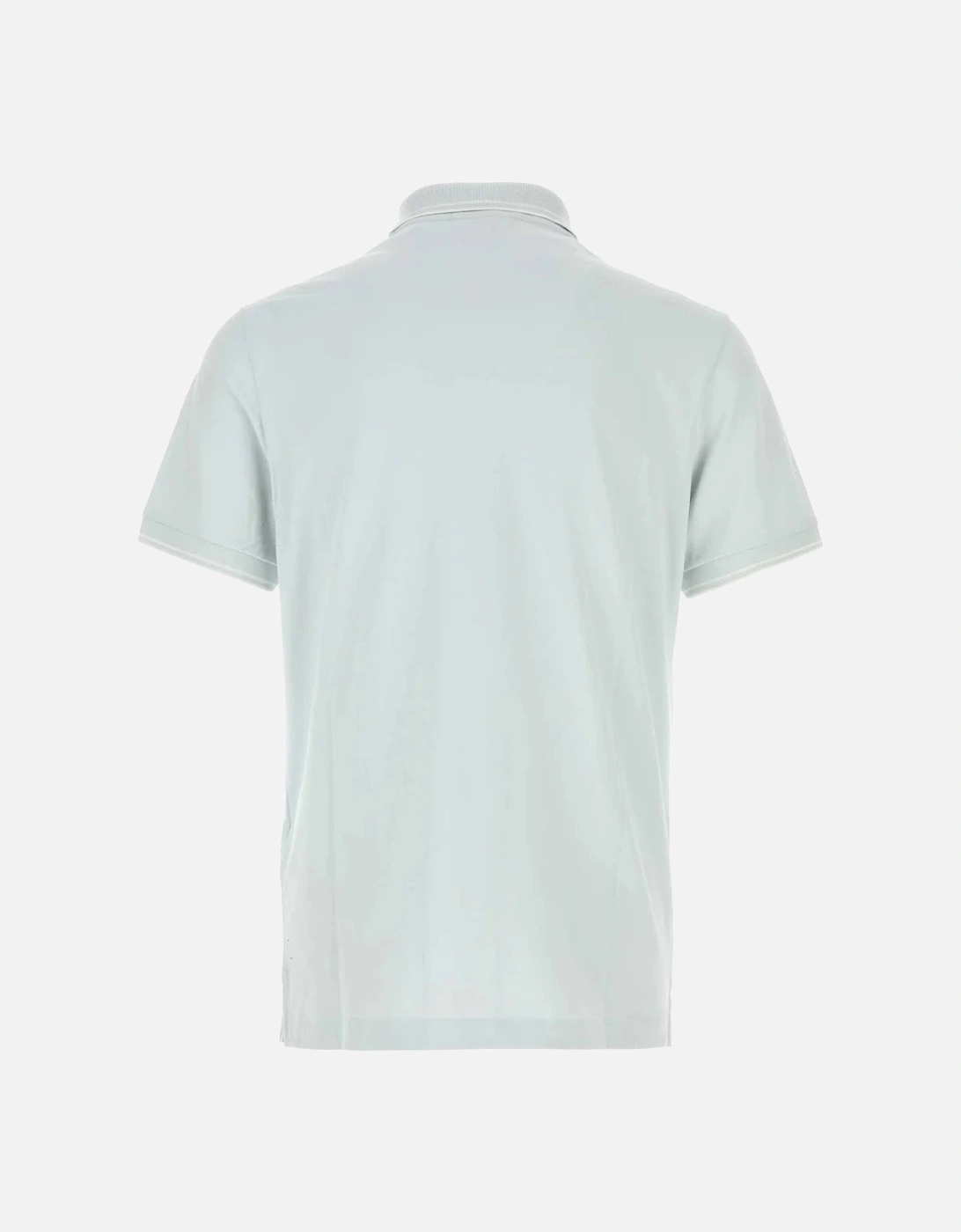 Compass Patch Logo Polo in Light Blue