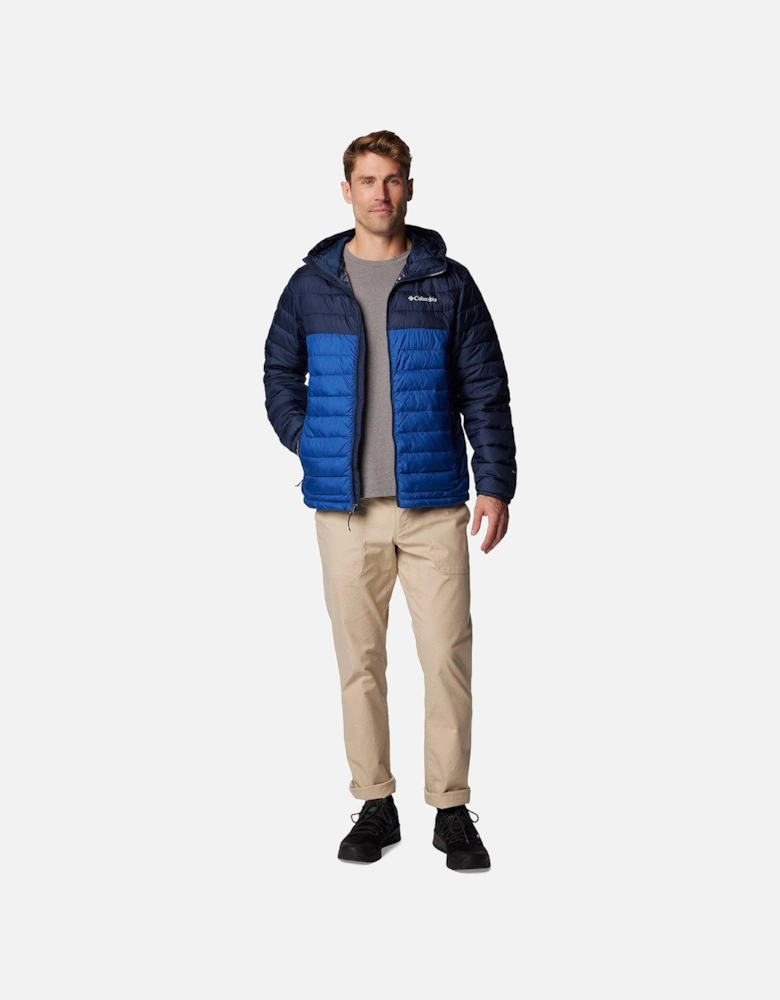 Men's Powder Lite Hooded Jacket - Blue